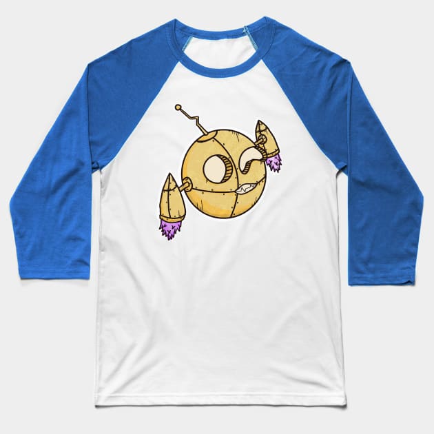 Flying Robitz Baseball T-Shirt by CrystalDaddY